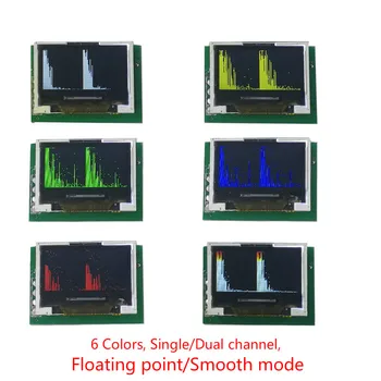 GHXAMP 0.96 palčni Mini barvni LCD-glasbeni spekter prikazovalniku lupini zaslon IPS multi-mode končni izdelek
