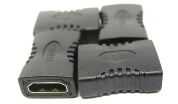 Z dhl ali ems 500pcs HDMI Ženski Ženski F/F Spojnik Podaljšek Adapter za Razširitev Priključek za HDTV HDCP 1080P