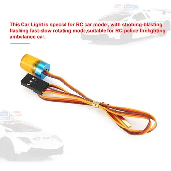 AX-511 Krožne Ultra Svetla LED Luči, Strobing-peskanje Utripa Hitro-počasno Vrtenje Način RC Policija Gasilska Rešilca Avto