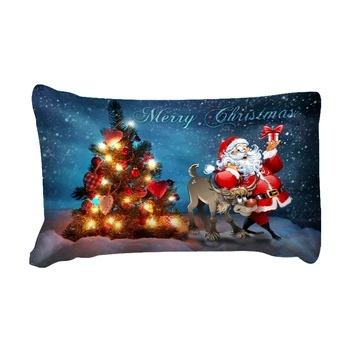 Božič Posteljnina nabor Otroci 3D Cartoon Merry Christmas Gift Santa Claus Rjuhe Odeja Kritje Pillowcases Twin Kraljica Velikost Novo Leto