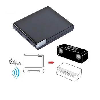 Bluetooth Sprejemnik A2DP Glasbeni Sprejemnik Adapter za iPhone 30 Pin-Dock Postajo Zvočnik Bluetooth Adapter блютуз адаптер Črna