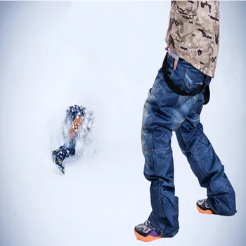 2020 Popolno zaščito jeansa, moške vodoodbojne Vetroloma Obrabe smučarske hlače za snowboard smučanje pozimi spodbujanje brezplačne dostave se S-XXXL