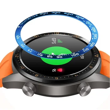 Ohišje Za Huawei Watch GT2 2/ Aktivna 46MM Pametno Gledati Plošče Tesnilo Lepilo Pokrovček Proti Praskam, Kovinsko Ohišje dodatna Oprema GT2 Zaščitnik