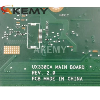UX330CAK Prenosni računalnik z matično ploščo Za Asus UX330CAK UX330CA UX330C Mianboard W/ I7-7Y75 8G RAM