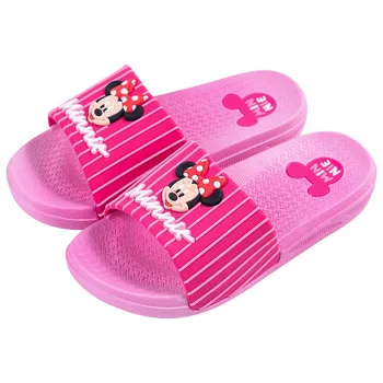 2019 Disney poletje nova risanka sandali in natikači doma starš-otrok indoor copati non-slip otrok mickey povlecite 26-40