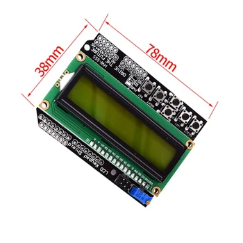 LCD1602 IIC I2C TWI 1602 16X2 Serijski LCD-Modul Zaslon LCD Tipkovnica Ščit Odbor Modul za Arduino