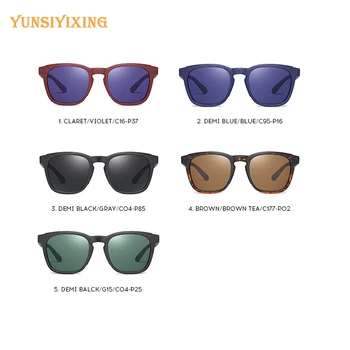 YUNSIYIXING Kvadratnih Polarizirana sončna Očala Moških Klasične blagovne Znamke Vožnje Pripomočki sončna Očala Proti Blue Ray Premaz Moških Očala 3307