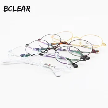 BCLEAR Visoke kakovosti unisex retro krog optični okvir zlitine očala za branje in kratkovidnost visoke kakovosti okviri za očala