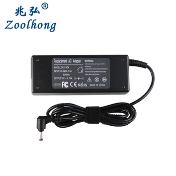 Zoolhong 19V 4.74 A 90W AC Adapter Za Toshiba Satellite L50-A T551 L40-AC05W1 C50-Prenosni Polnilec Power Supply 5,5 mm*2,5 mm