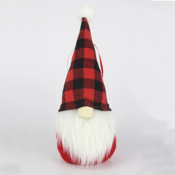 10 Cm/25 CM Ročno izdelane Božično Brezosebna Gnome Santa Lutka Dekoracijo Visi Počitnice Okraski Za Dom Obeski Spusti Ornament