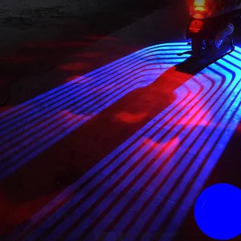 2019 novo!Motorno kolo Angel Krila LED Dobrodošli Osvetlitev 12V RGB Krila Angel svetlobe Noč cesti opozorilna lučka Universal pribor