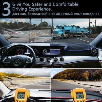Nadzorna plošča Pokrov Zaščitni Ploščici za Citroen C5 Aircross 2017 2018 2019 2020 Avto, dodatna Oprema na Armaturno Ploščo Dežnik Anti-UV Preprogo