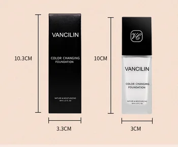 Vancilin 1pc Čarobni Barva Spreminja Temelje Krema za Profesionalni Make-up Nepremočljiva Naravna Kozmetika za Obraz Beauty Komplet orodij