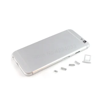 Novo Nazaj Ohišje za iPhone 6 6 g Plus Pokrov Baterije, Ohišje Primeru Sredini Ohišja Telo z IMEI Zamenjava rezervnih delov