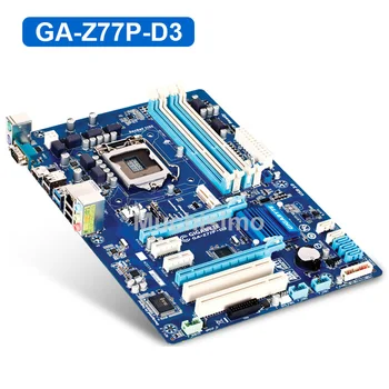 Matično ploščo RAČUNALNIKA Gigabyte GA-Z77P-D3 DDR3 Z77P-D3 HDMI je Združljiv USB3.0 32GB Z77 Namizje Mainboard LGA 1155
