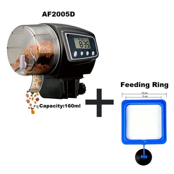 Nastavljiv Avtomatski Ribe Podajalec za Aquarium Fish Tank Digitalni LCD Samodejni Podajalniki s Samosprožilcem Pet Hranjenje