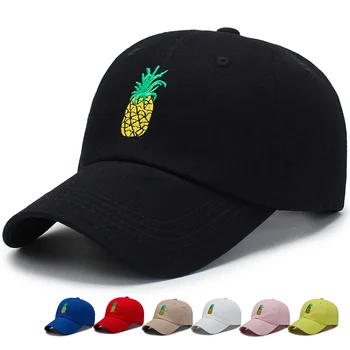2019 novo ananas vezenje Baseball Skp Nekaj Hip Hop kape Bombaž Klobuk Street fashion oče klobuki