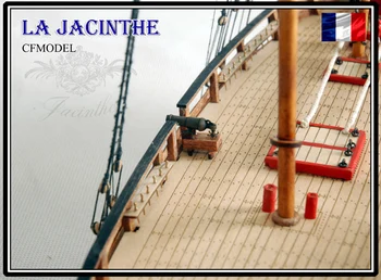 Brezplačna dostava Obsega 1/65 klasike francoski jadrnico lesene model komplet La Jacinthe jadrnico model