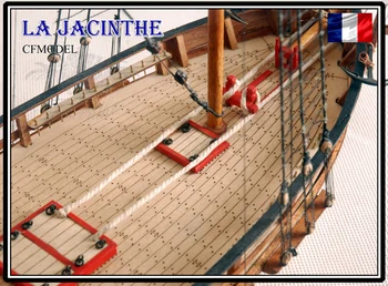 Brezplačna dostava Obsega 1/65 klasike francoski jadrnico lesene model komplet La Jacinthe jadrnico model