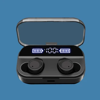Tws Bluetooth 5.0 Slušalke Led Digitalni Zaslon Samodejno Povezavo Brezžične Slušalke Športne Stereo Nepremočljiva In-Ear Slušalke Z Mikrofonom