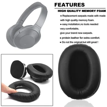 Zamenjava Pene Uho Blazine Blazine za Sony WH1000XM2 MDR-1000X Slušalke s Posnetka Obroč Iskanje Ton Bombaža zatakne ob slušalko Najboljše 4.19