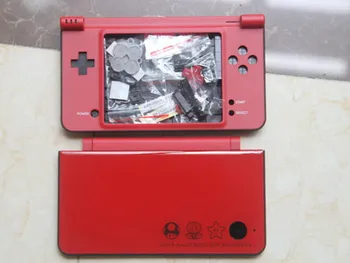 Brezplačna dostava Rdeče Celotno Ohišje Lupino Primeru Za DSi XL /DSi LL (Mario Limited Edition) Visoko kakovost igralne konzole