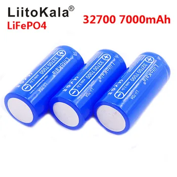 2020 novo LiitoKala Lii-70A 3.2 V 32700 6500mah 7000mAh LiFePO4 Baterije 35A Neprekinjeno Odvajanje Največ 55A High power baterije