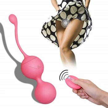 Brezžični Daljinski Vibrator Sex Igrače za Žensko Keglove Kroglice Gejša Kitajske Vaginalne Kroglice Keglove Simulator Ben Wa Vaginalne Kroglice Kroglice