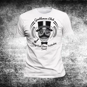 2019 Novo Poletje Cool Tee Majica T-Shirt Gentelman/ Extreme/Hobby/GENTELMA/Morilec Bombaža T-shirt