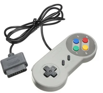 Brezplačna Dostava dveh kosov Žično Krmilnik za Igre Gamepad Za Nintendo za sfc za snes igralno konzolo krmilnik