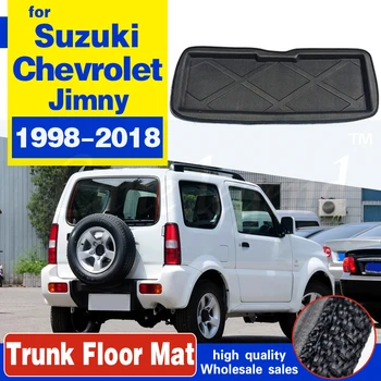 Avto Zadaj Boot Tovora Linijskih Pladenj Za Suzuki Chevrolet Jimny Mazda AZ-Offroad 1998 - 2018 Trunk Prtljage Talne Preproge Preproge Pad Preprogo