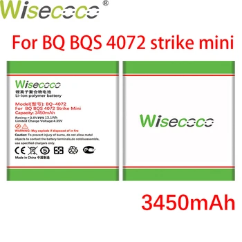 WISECOCO 3450mAh Baterija Za BQ BQS 4072 BQ-4072 stavke mini Pametni Telefon Visoke kakovosti baterija+Številko za Sledenje