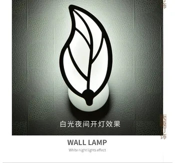 Promocija 1 vodja listov stenske luči LED za spalnico doma