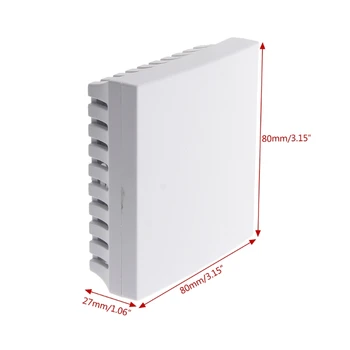 80*80*27 mm Plastična Škatla Za Elektroniko Projekta Vlažnosti Tipalo dozi