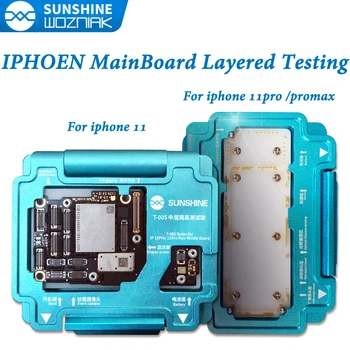 SUNSHINE MainBoard Večplastna Testiranje Okvir Za IPhone11 11 PRO MAX PCB Varjenje Platformo Motherboard Test Popravila Stalnica